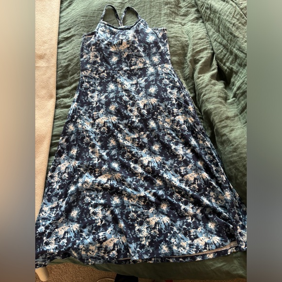 Pact for and flare shelf bra tie dye blue xl - Picture 2 of 3